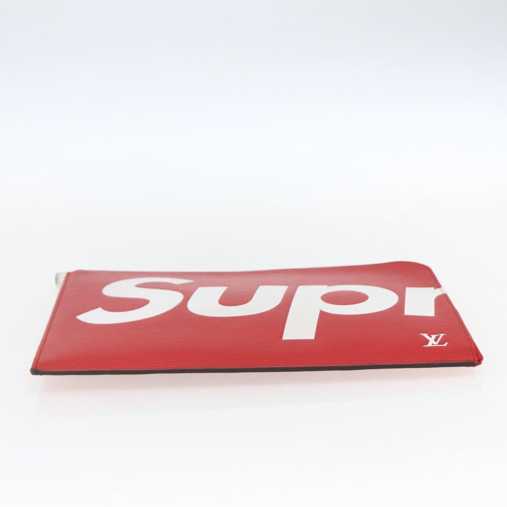 Louis Vuitton Pochette Jour Limited Edition Supreme Epi Leather Red Leather Clutche & Pouche Bag