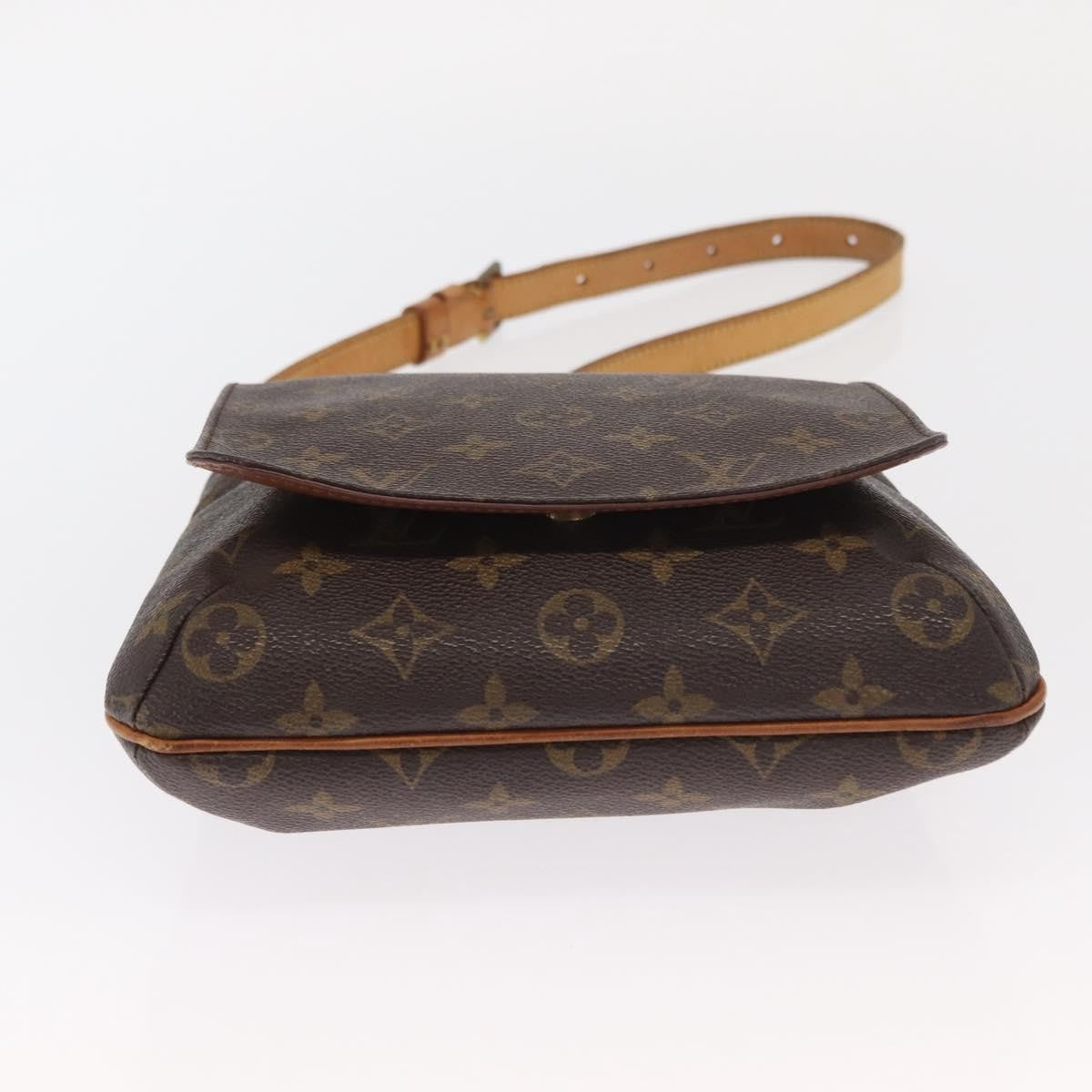 Louis Vuitton Musette Salsa Handbag Monogram Canvas Brown Canvas Shoulder Bag