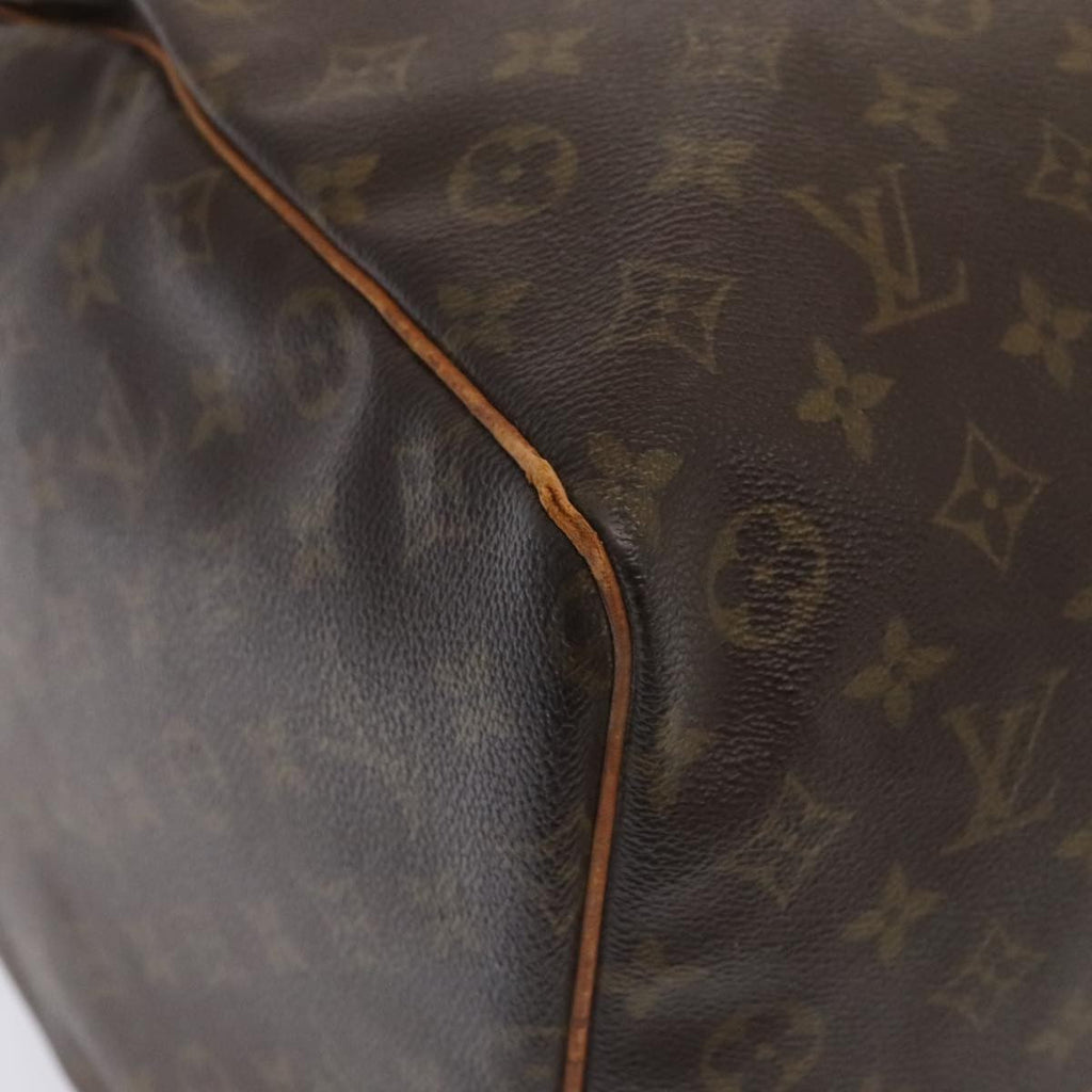 Louis Vuitton Keepall Bag Monogram Canvas Brown Canvas Travel Bag