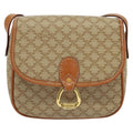 Celine Vintage Macadam Shoulder Bag Canvas Beige Canvas Bag