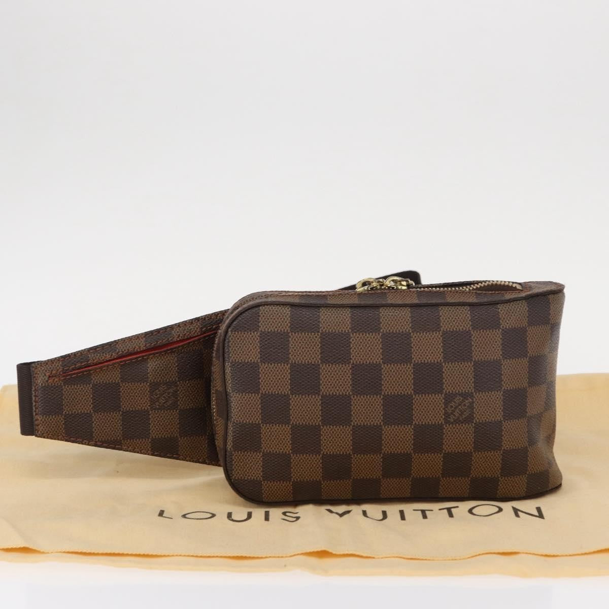 Louis Vuitton Geronimos Waist Bag Damier Brown Canvas Shoulder Bag