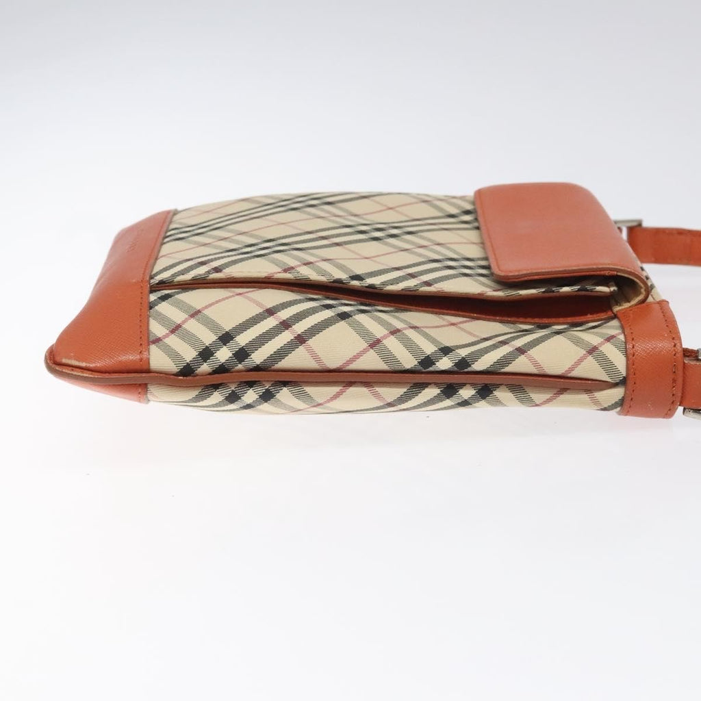 Burberry Nova Check Shoulder Bag Canvas And Leather Beige Canvas Shoulder Bag