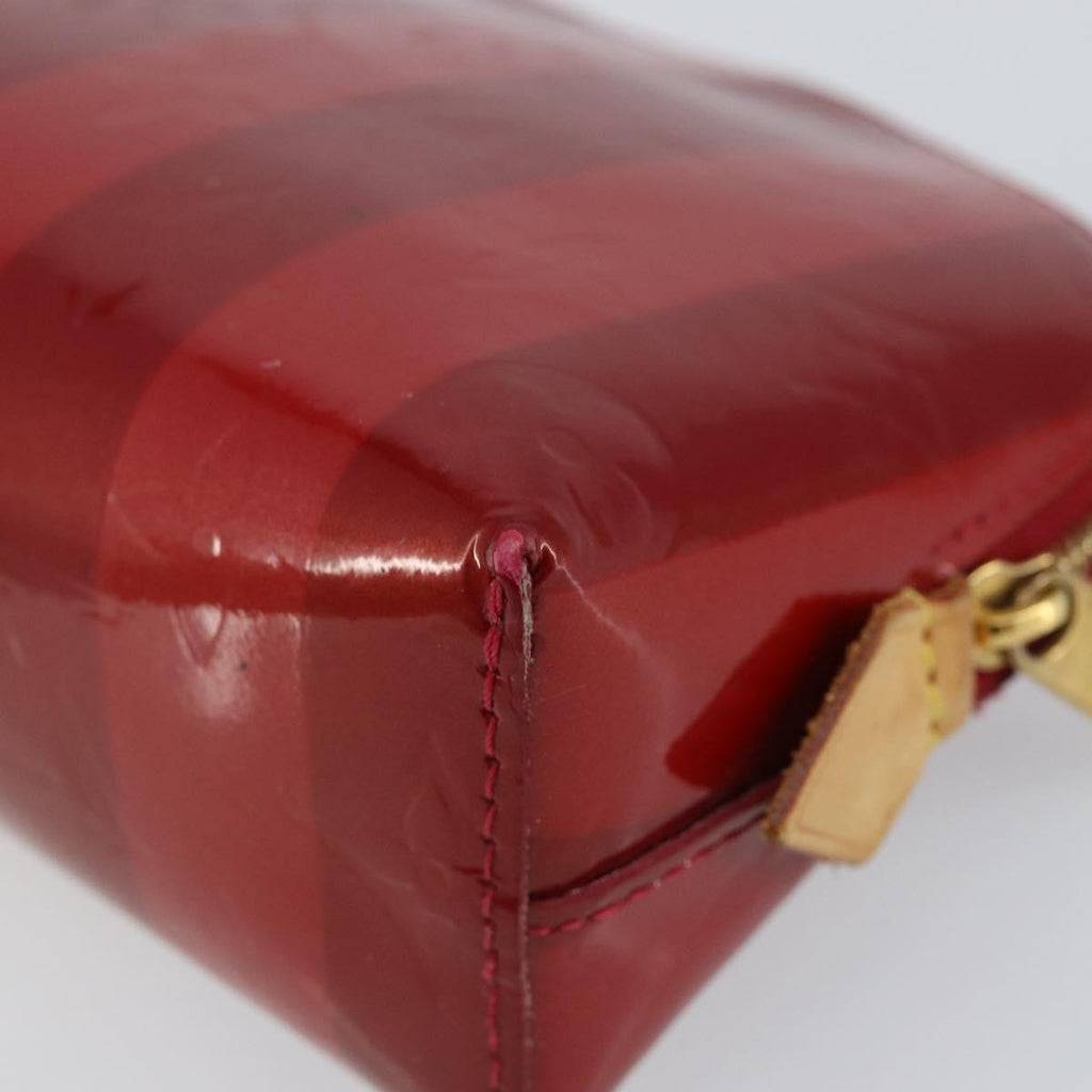 Louis Vuitton Cosmetic Pouch Electric Epi Leather Red Patent_Leather Bag