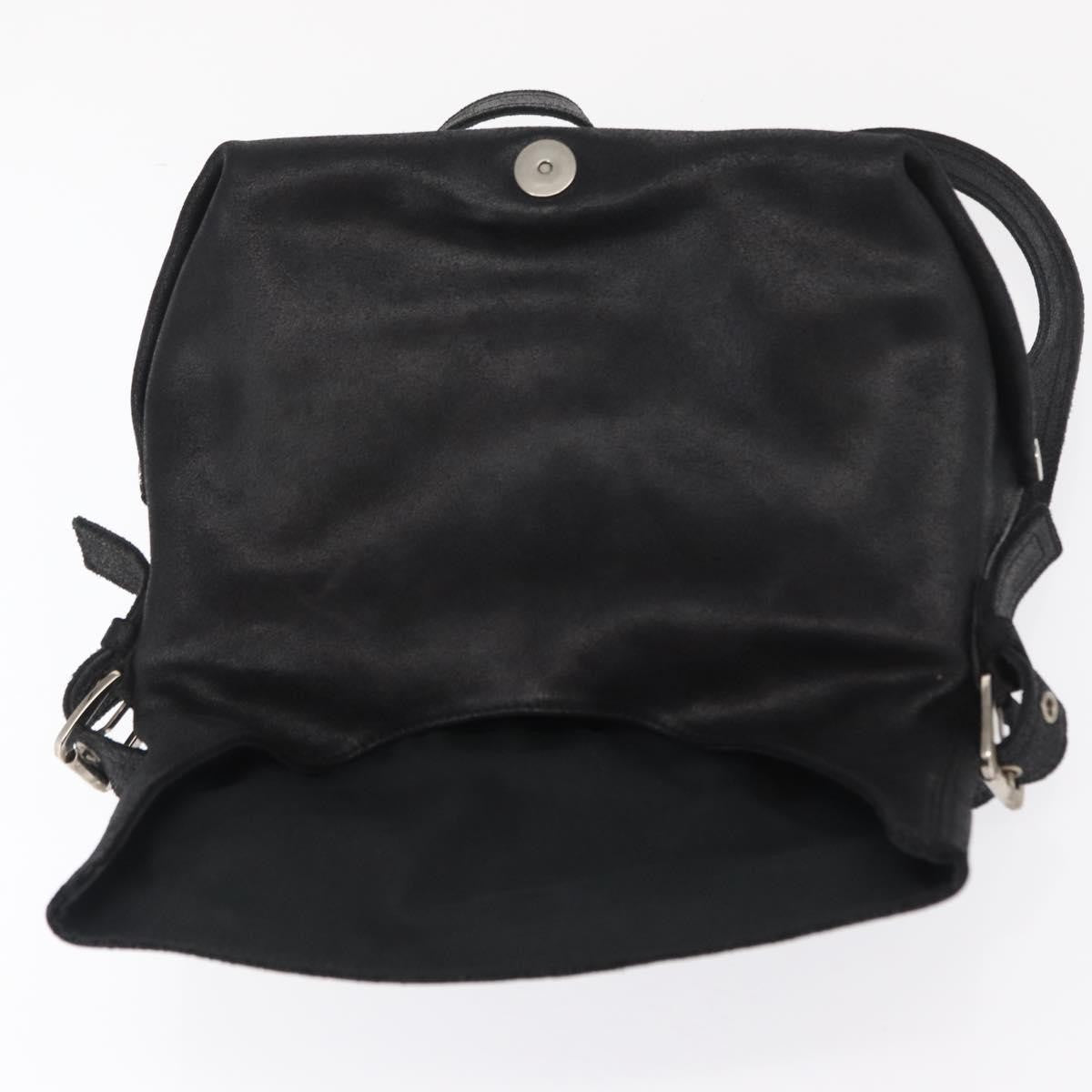Celine Vintage Shoulder Bag Leather Black Leather Shoulder Bag Bag