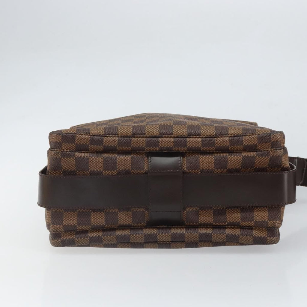 Louis Vuitton Naviglio Handbag Damier Brown Canvas Shoulder Bag