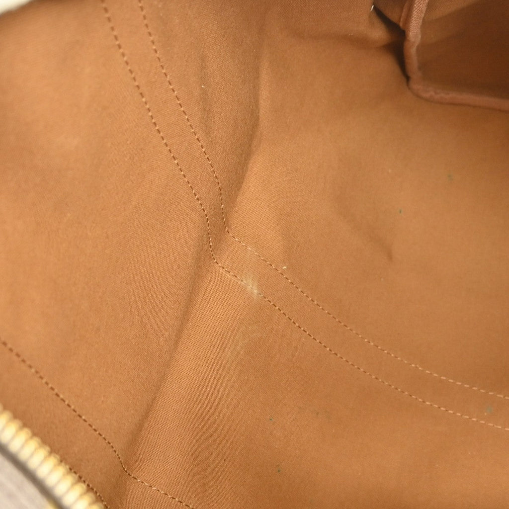Louis Vuitton Keepall Bag Monogram Canvas Brown Canvas Travel Bag