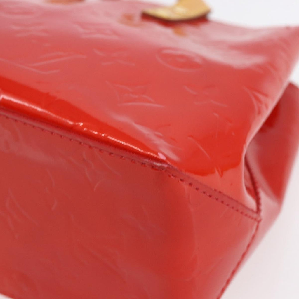 Louis Vuitton Reade Handbag Monogram Vernis Red Patent_Leather Handbag