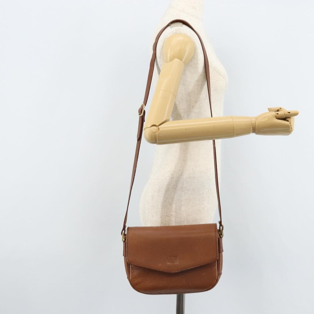 Burberry Flap Shoulder Bag Leather Brown Leather Shoulder Bag