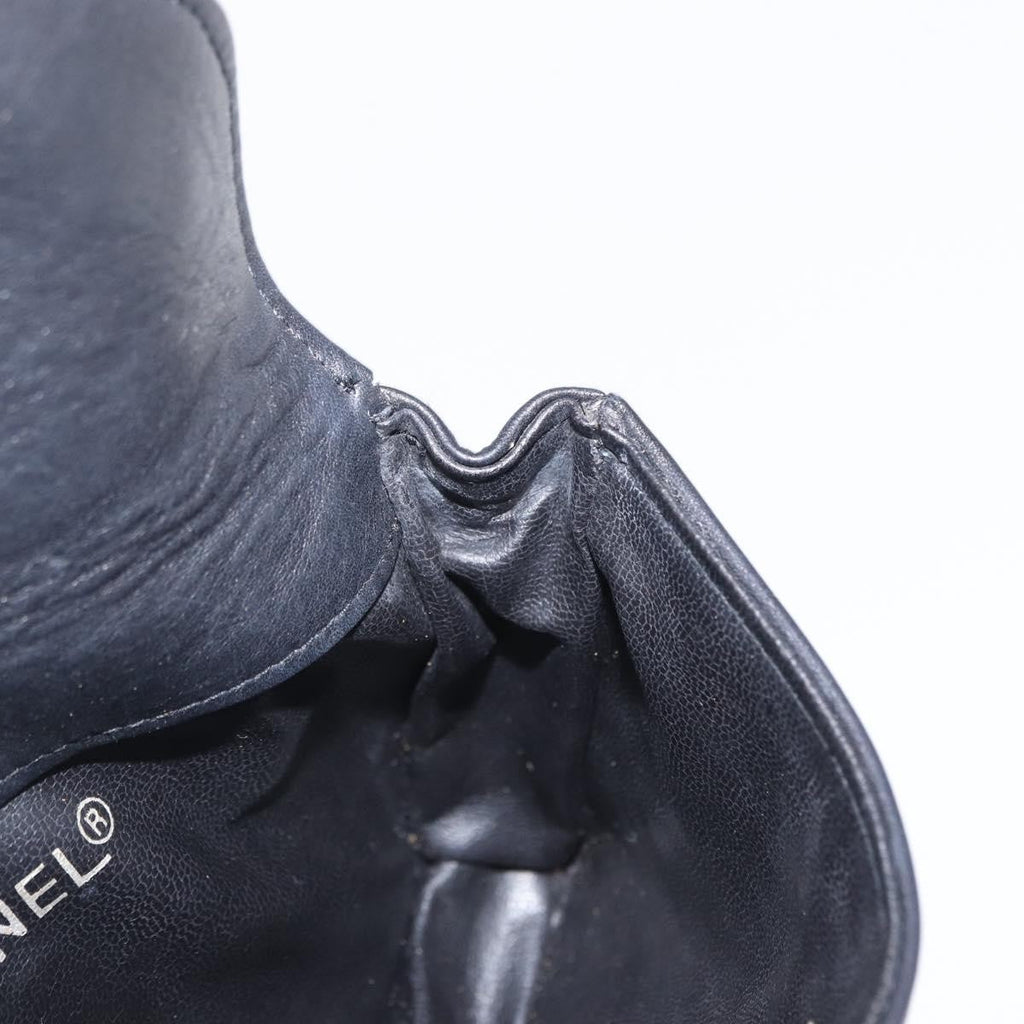 Chanel Chain Envelope Belt Bag Quilted Calfskin Black Leather Clutche & Pouche Bag