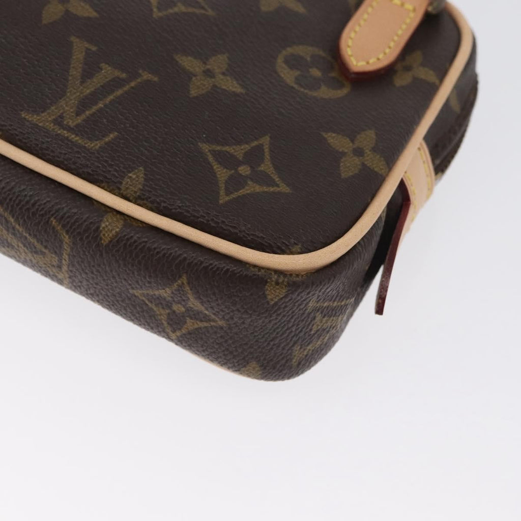 Louis Vuitton Pochette Marly Bandouliere Bag Monogram Canvas Brown Canvas Shoulder Bag