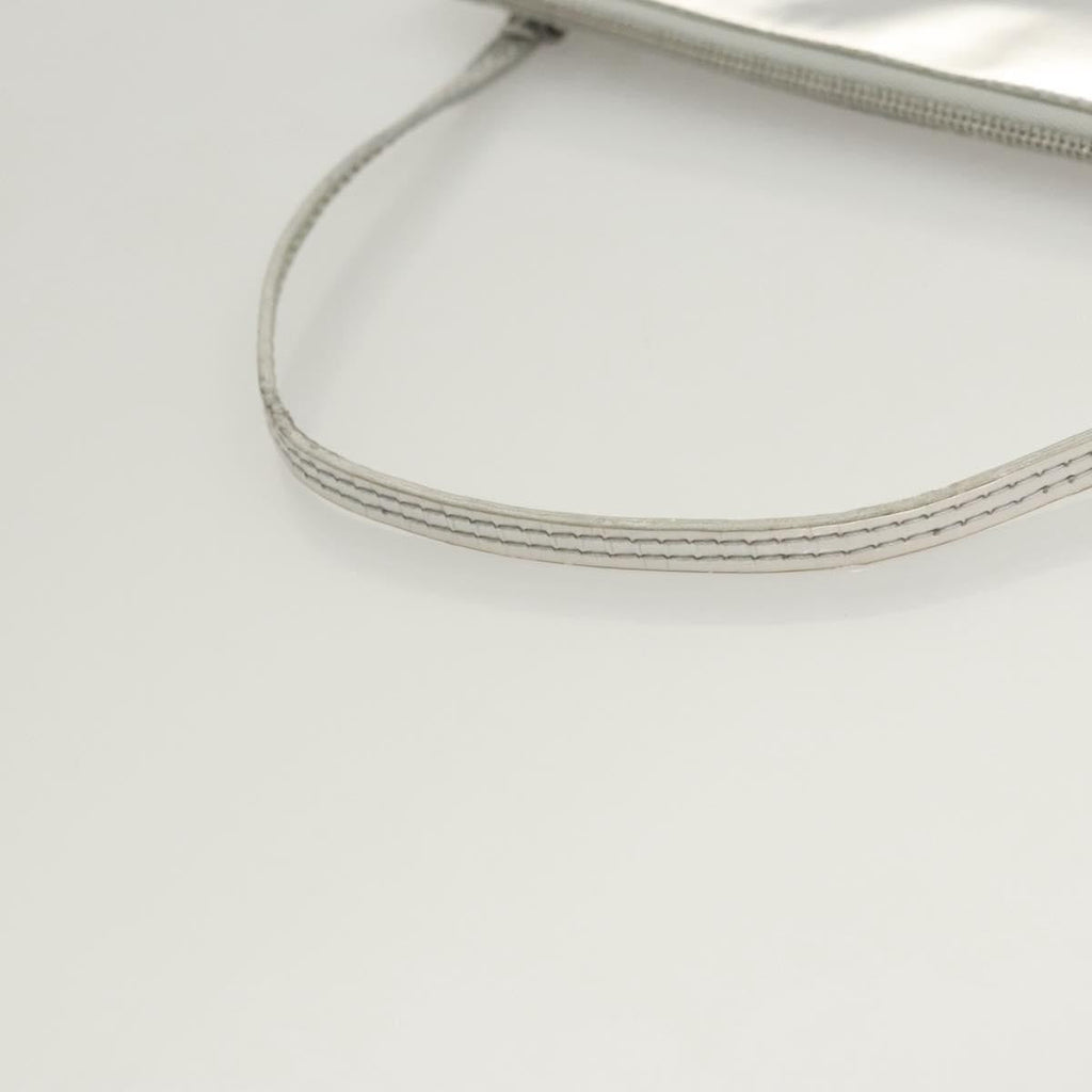 Louis Vuitton Pochette Plate Monogram Mirror Silver Patent_Leather Clutche & Pouche Bag