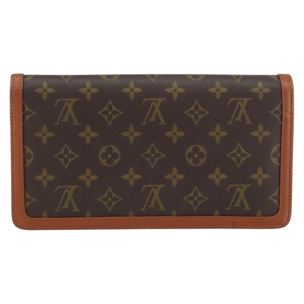 Louis Vuitton Dame Pochette Monogram Canvas Brown Canvas Clutche & Pouche Bag