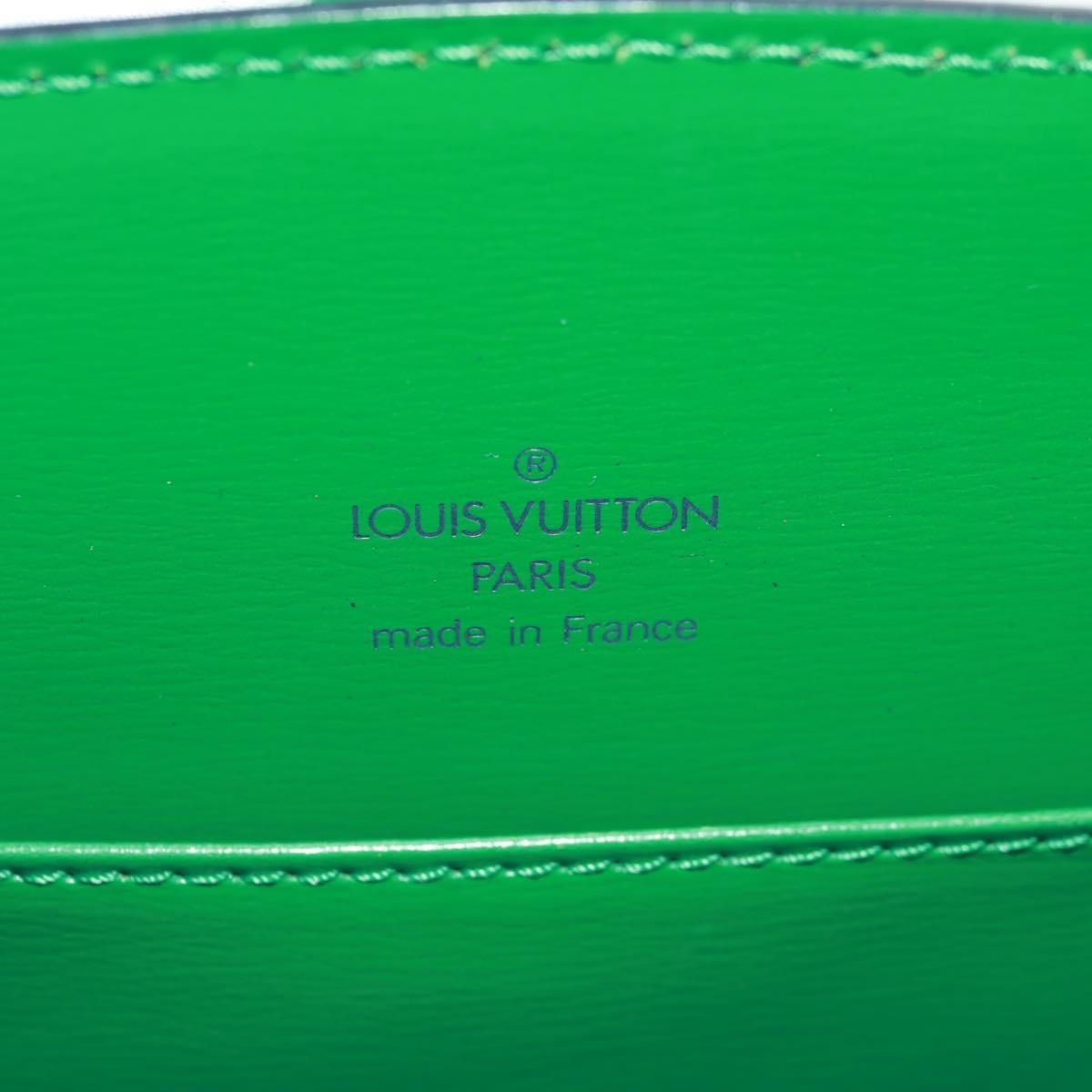 Louis Vuitton Capucines Shoulder Bag Epi Leather Green Leather Shoulder Bag