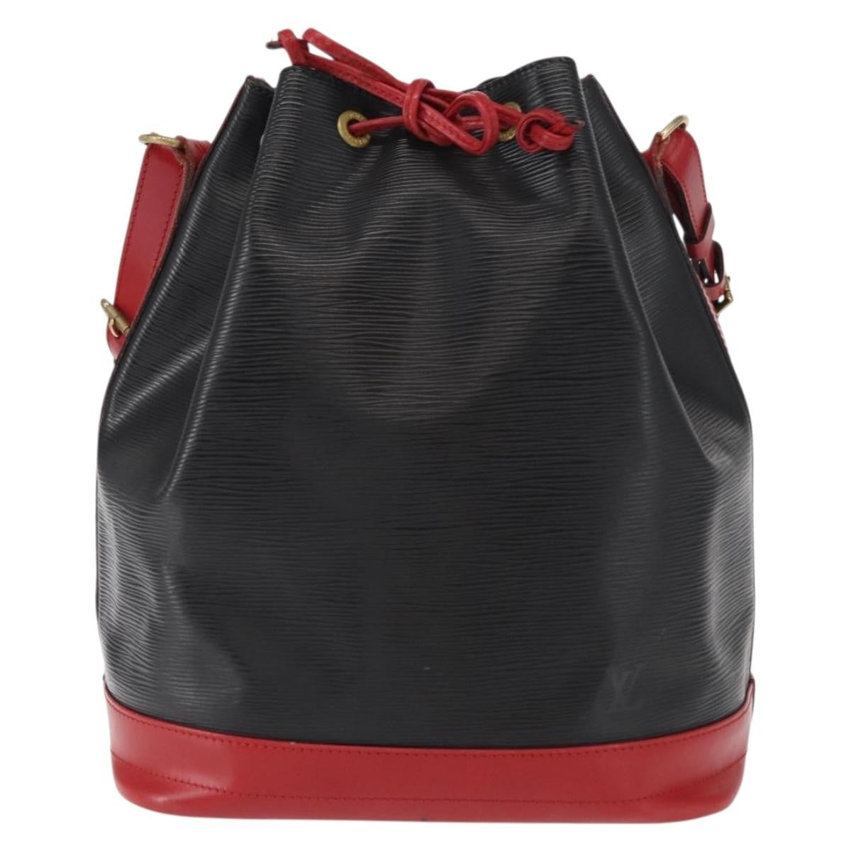 Louis Vuitton Bicolor Noe Handbag Epi Leather Black Leather Shoulder Bag