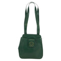 Celine Circle Logo Shoulder Bag Leather Green Leather Shoulder Bag Bag