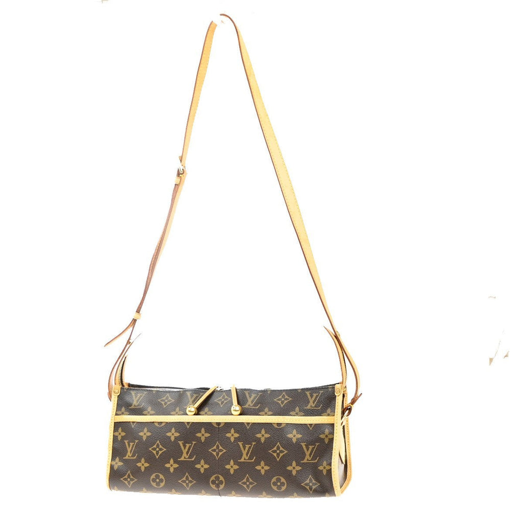 Louis Vuitton Popincourt Shoulder Bag Monogram Canvas Brown Canvas Shoulder Bag