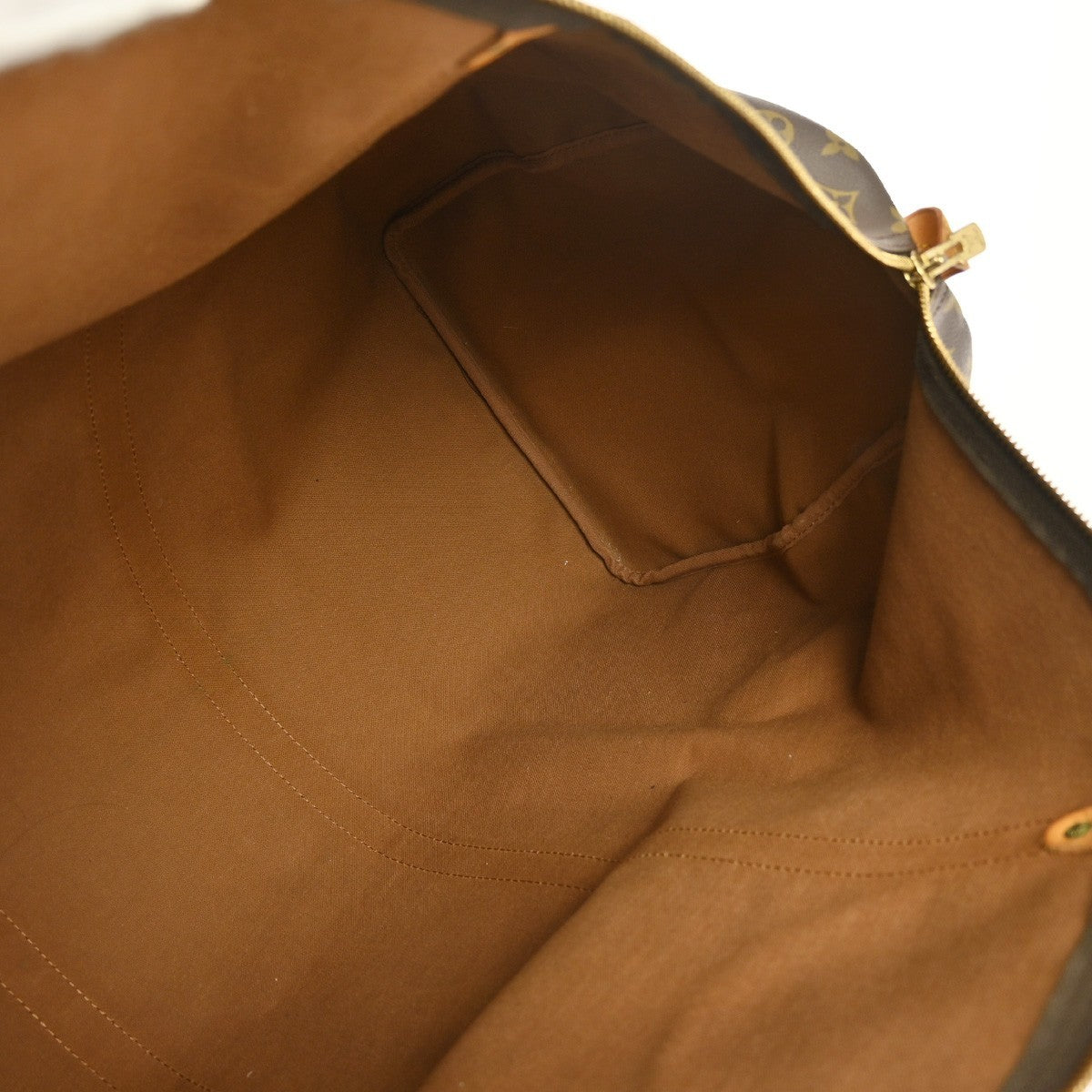 Louis Vuitton Keepall Bag Monogram Canvas Brown Canvas Travel Bag