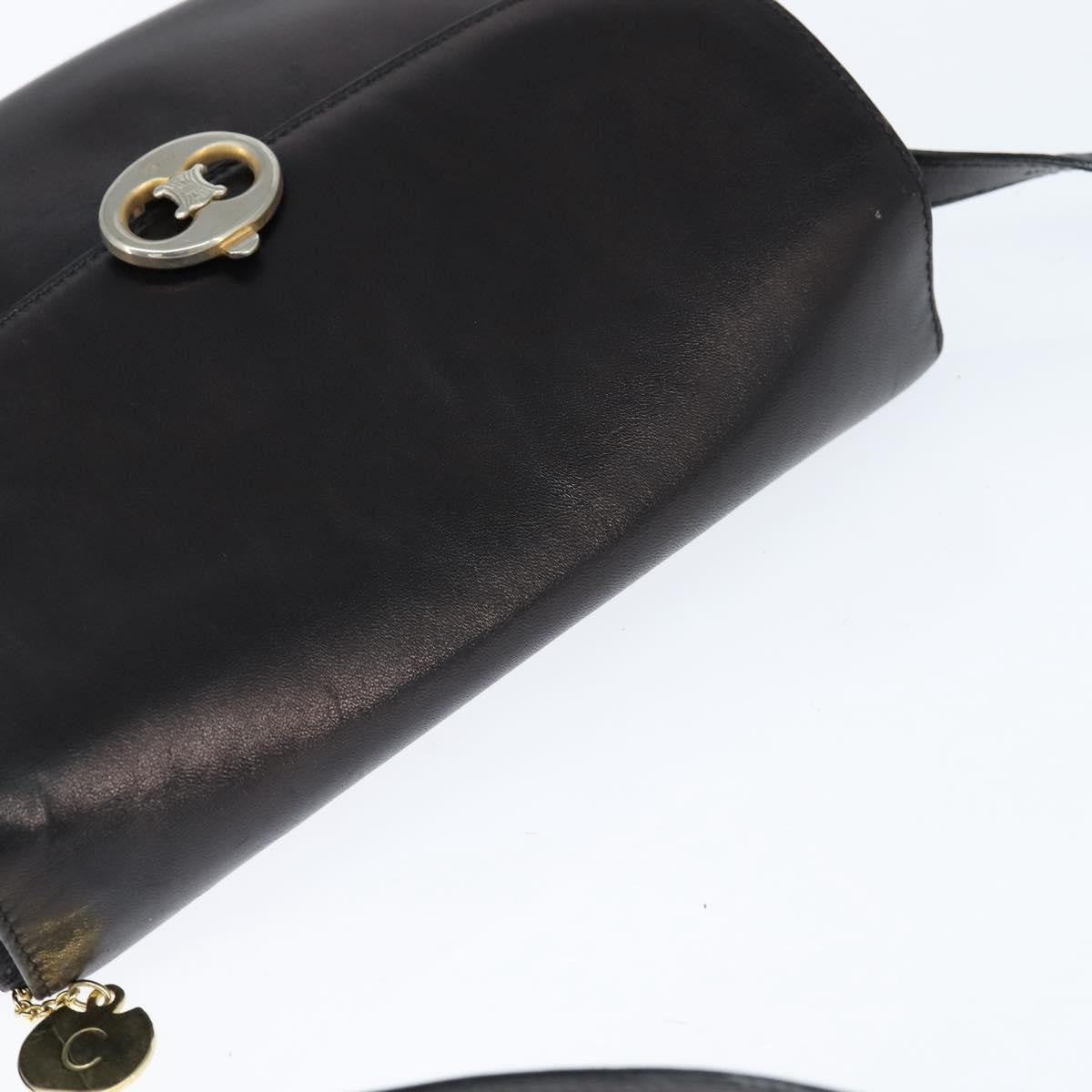 Celine Shoulder Bag Leather Black Leather Shoulder Bag Bag