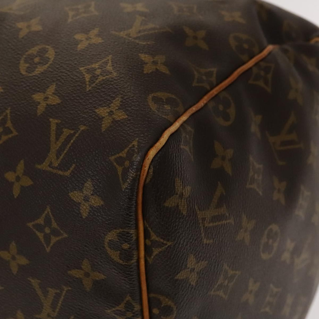 Louis Vuitton Keepall Bag Monogram Canvas Brown Canvas Travel Bag