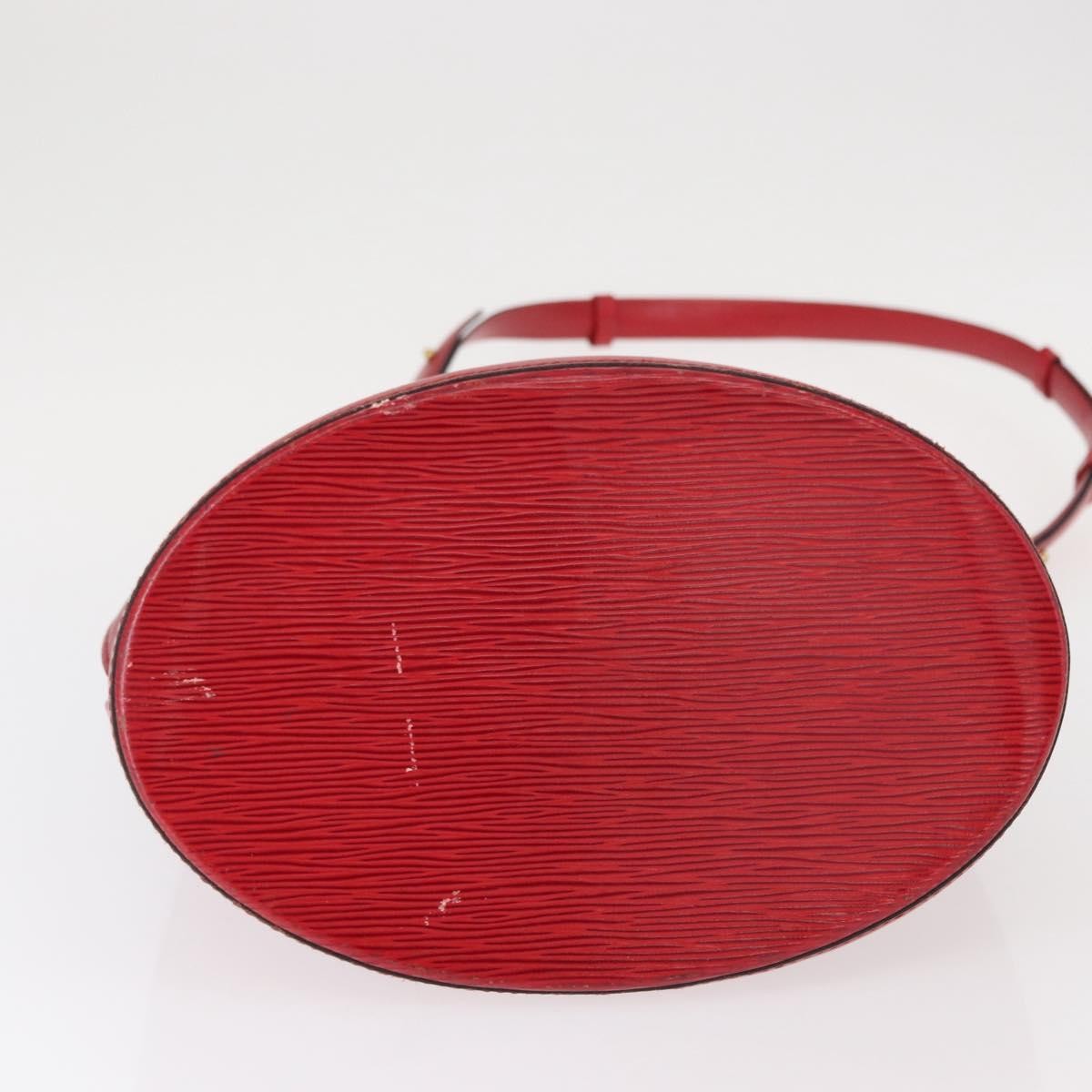 Louis Vuitton Cluny Shoulder Bag Epi Leather Red Leather Shoulder Bag