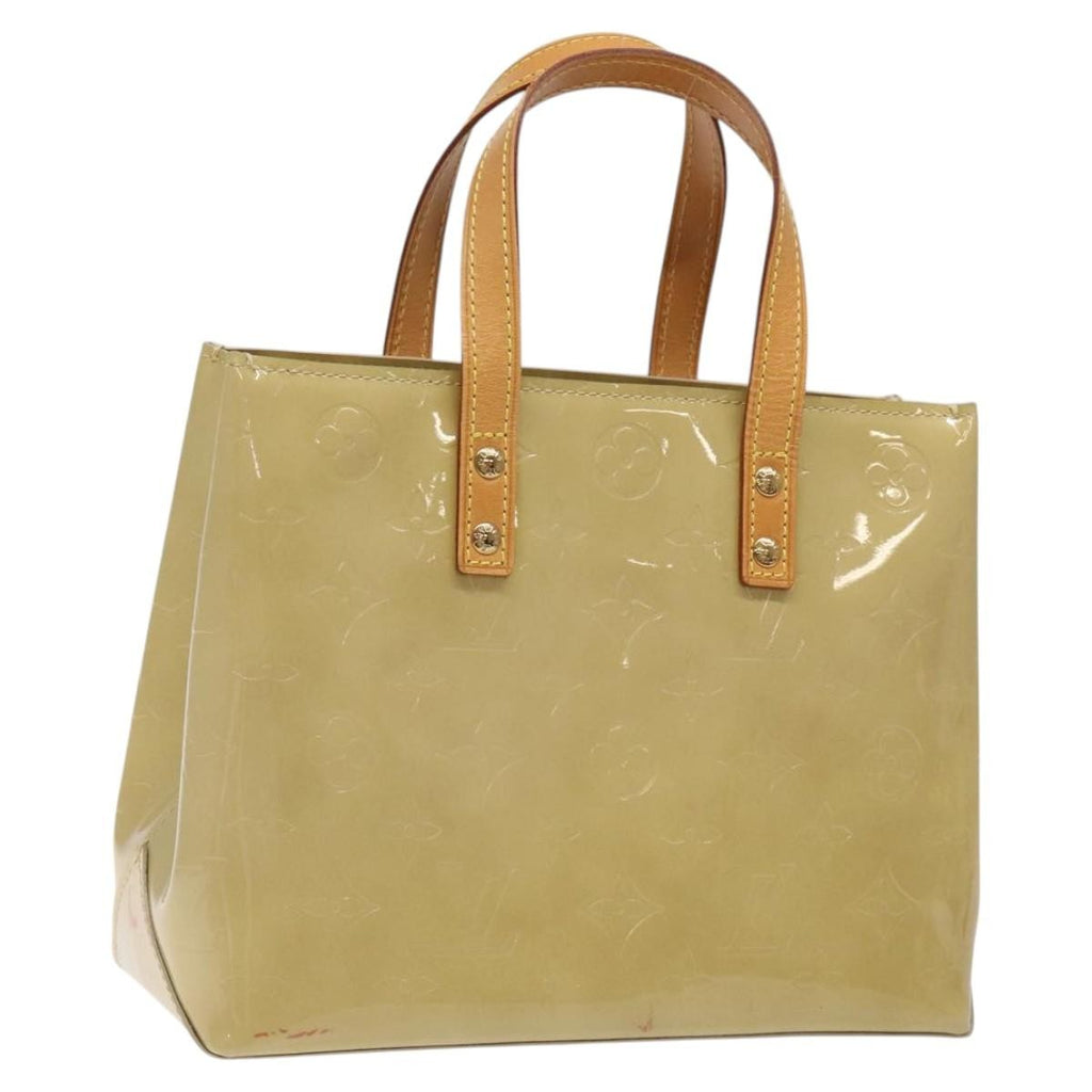 Louis Vuitton Reade Handbag Monogram Vernis Beige Patent_Leather Bag