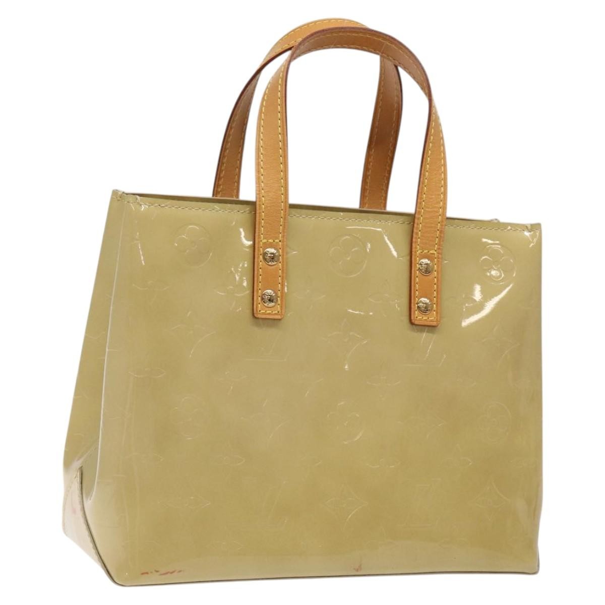 Louis Vuitton Reade Handbag Monogram Vernis Beige Patent_Leather Bag