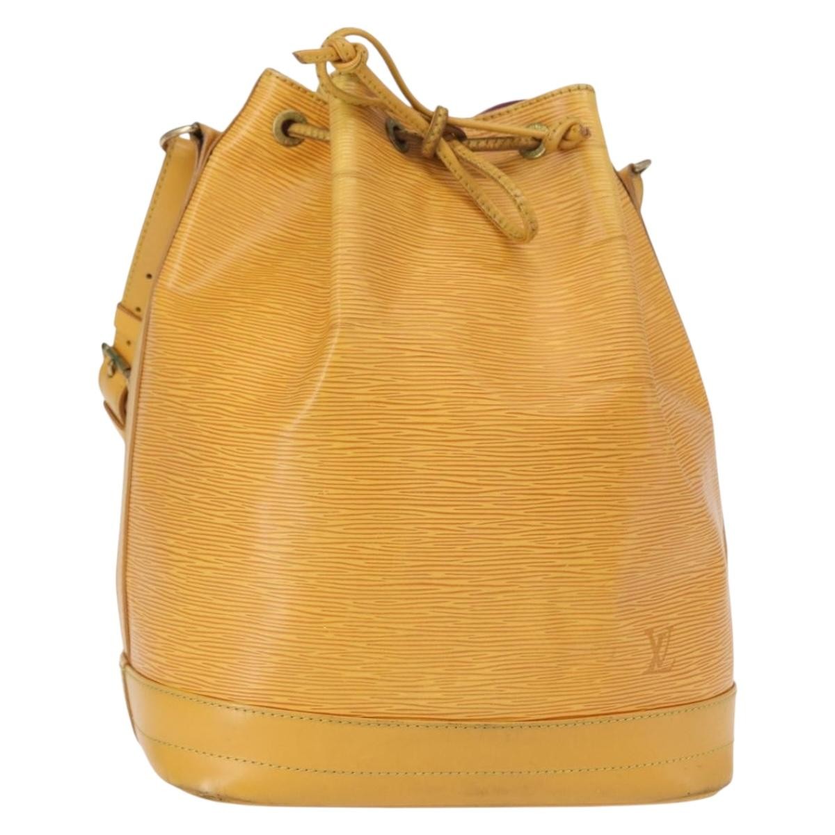 Louis Vuitton Noe Handbag Epi Leather Yellow Leather Shoulder Bag
