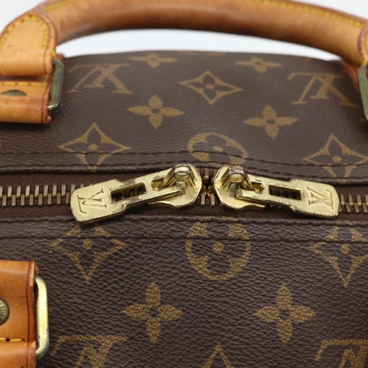 Louis Vuitton Keepall Bag Monogram Canvas Brown Canvas Travel Bag