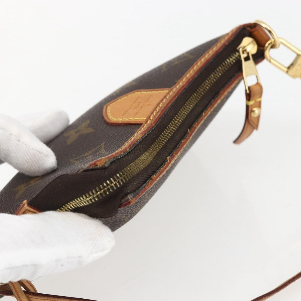 Louis Vuitton Delightful Pochette Monogram Canvas Brown Canvas Clutche & Pouche Bag