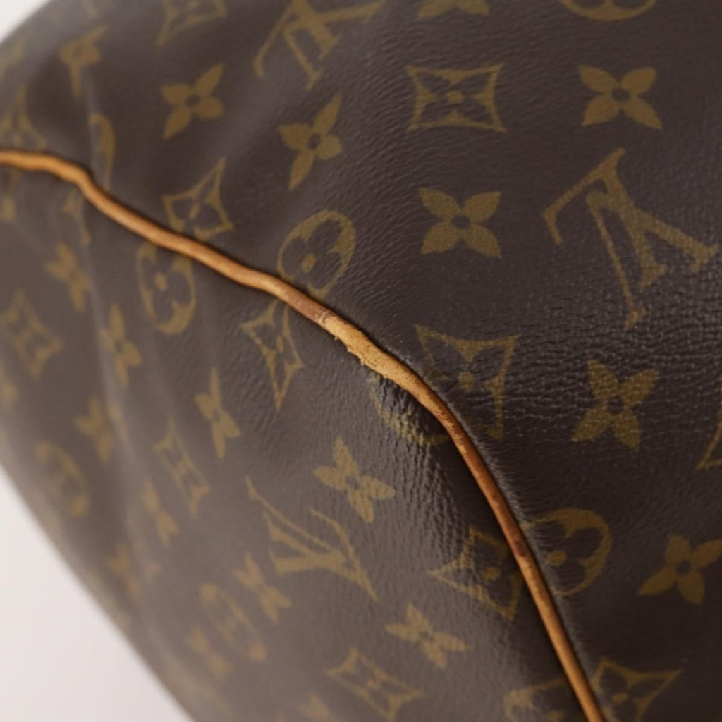 Louis Vuitton Keepall Bag Monogram Canvas Brown Canvas Travel Bag