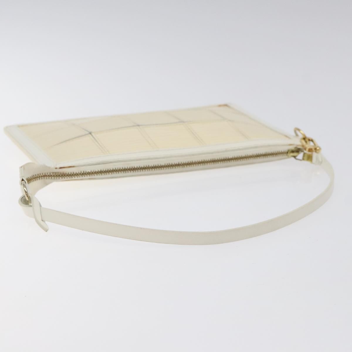 Louis Vuitton Delmonico Pochette Stretch Epi Leather Beige Leather Clutche & Pouche Bag