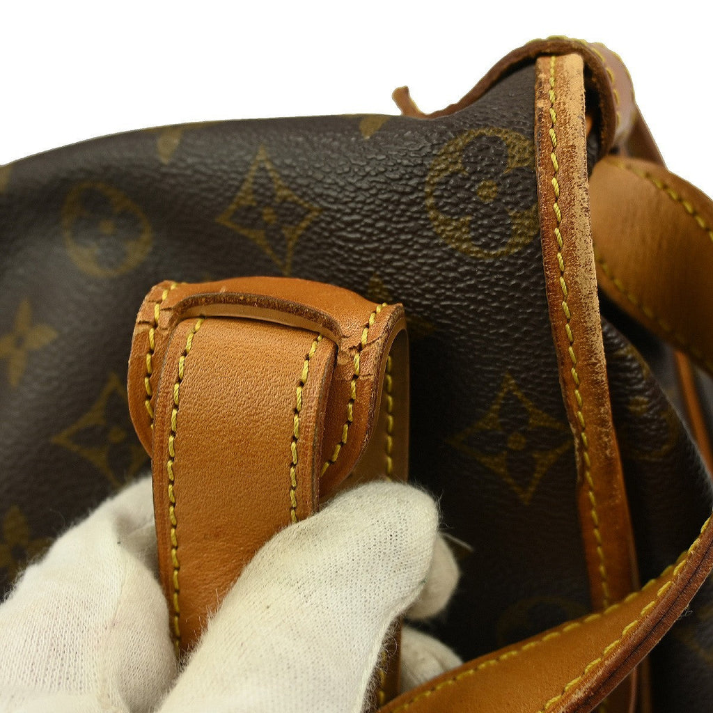 Louis Vuitton Saumur Handbag Monogram Canvas Brown Canvas Shoulder Bag