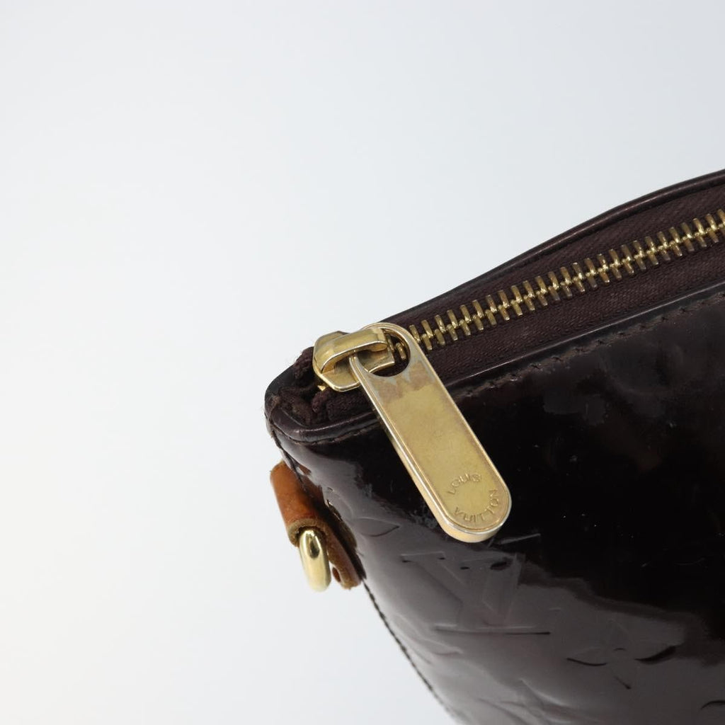 Louis Vuitton Bellevue Handbag Monogram Vernis Purple Patent_Leather Tote Bag