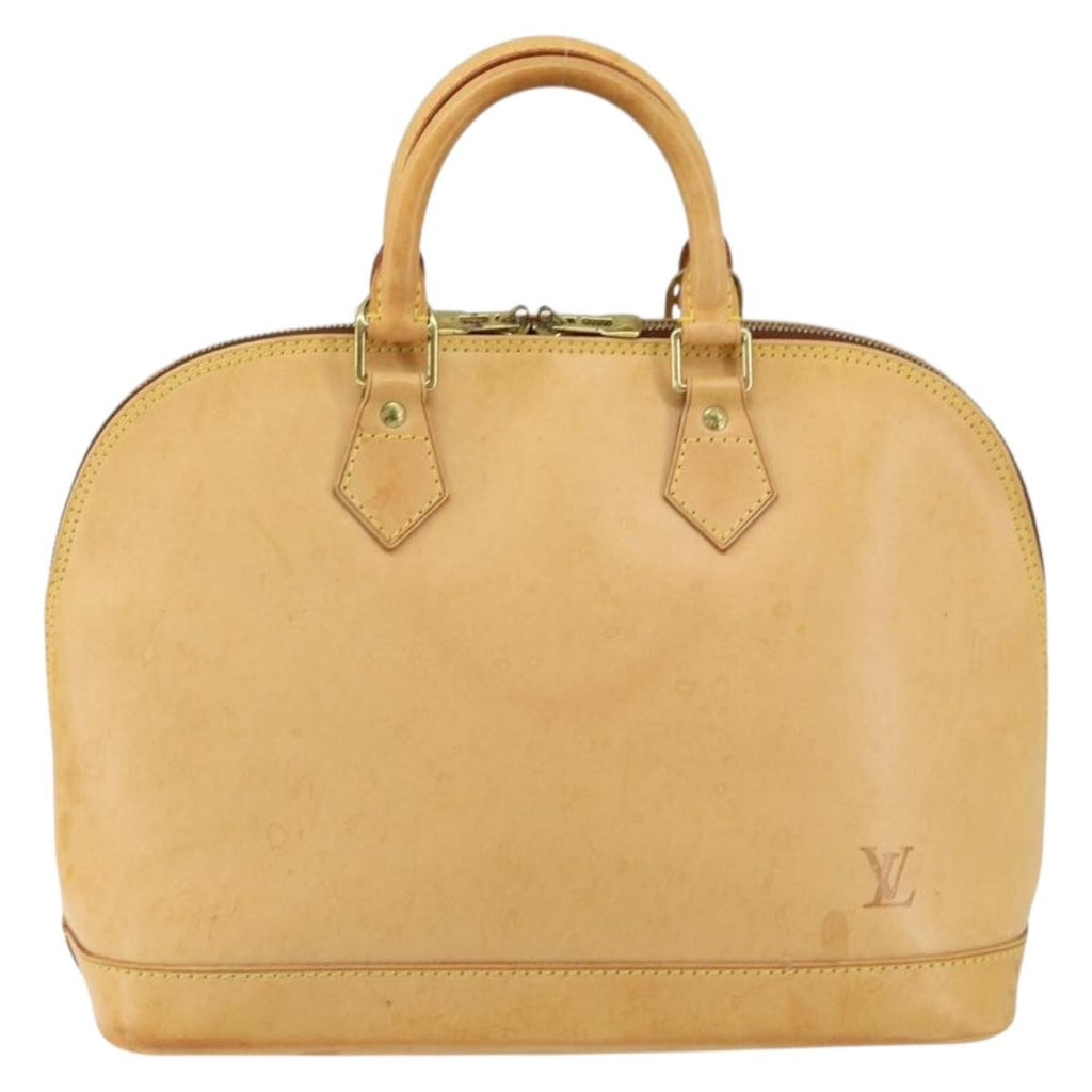Louis Vuitton Alma Handbag Nomade Leather Beige Leather Handbag