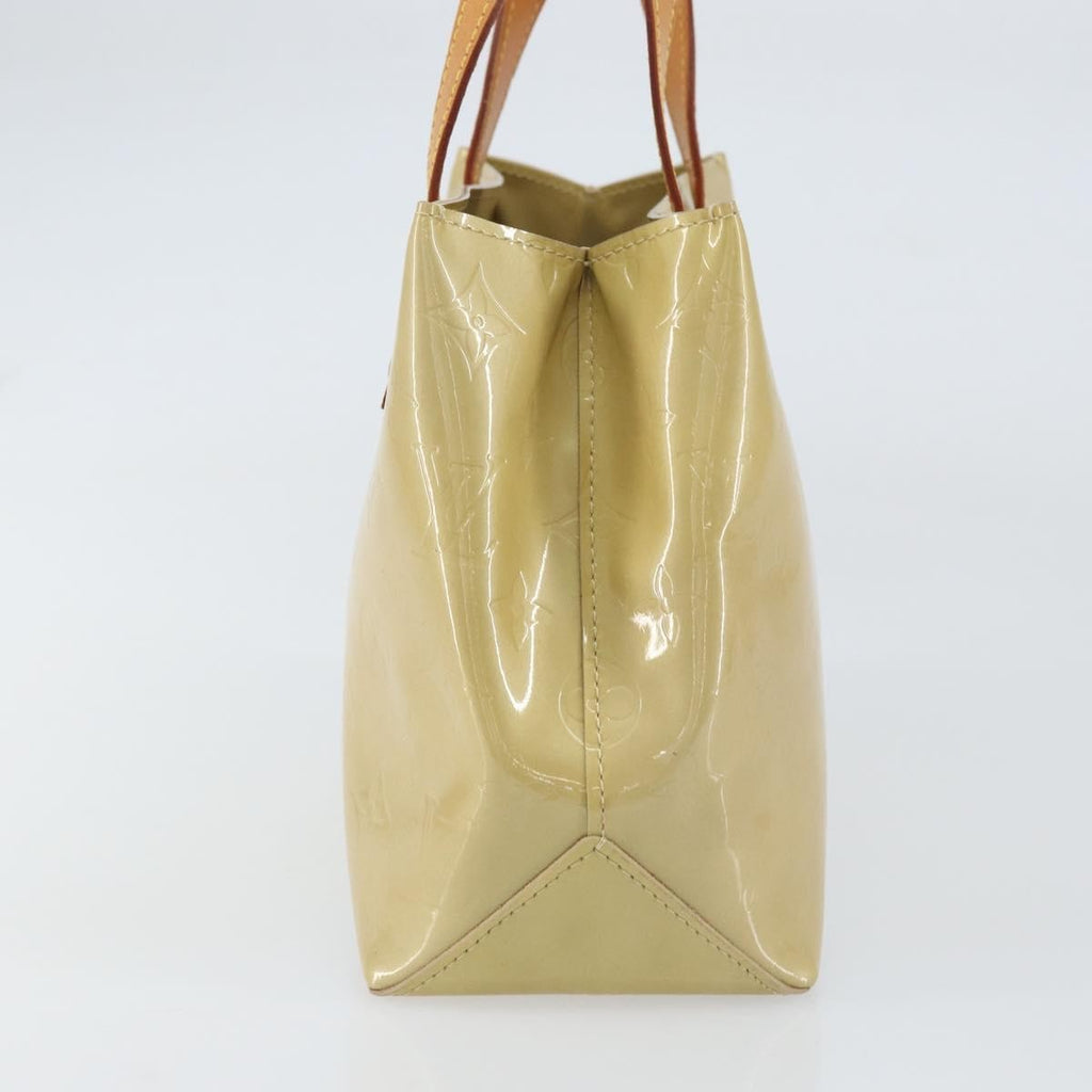 Louis Vuitton Reade Handbag Monogram Vernis Beige Patent_Leather Handbag