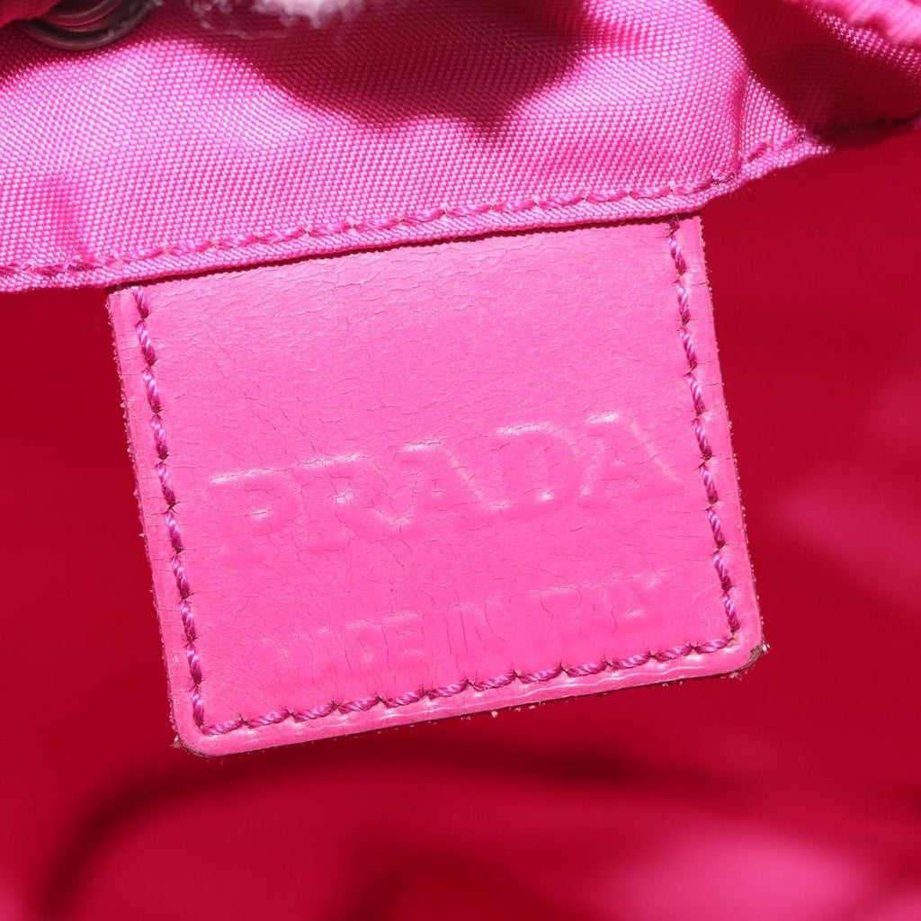Prada Pochette Nylon Pink Nylon Clutche & Pouche Bag