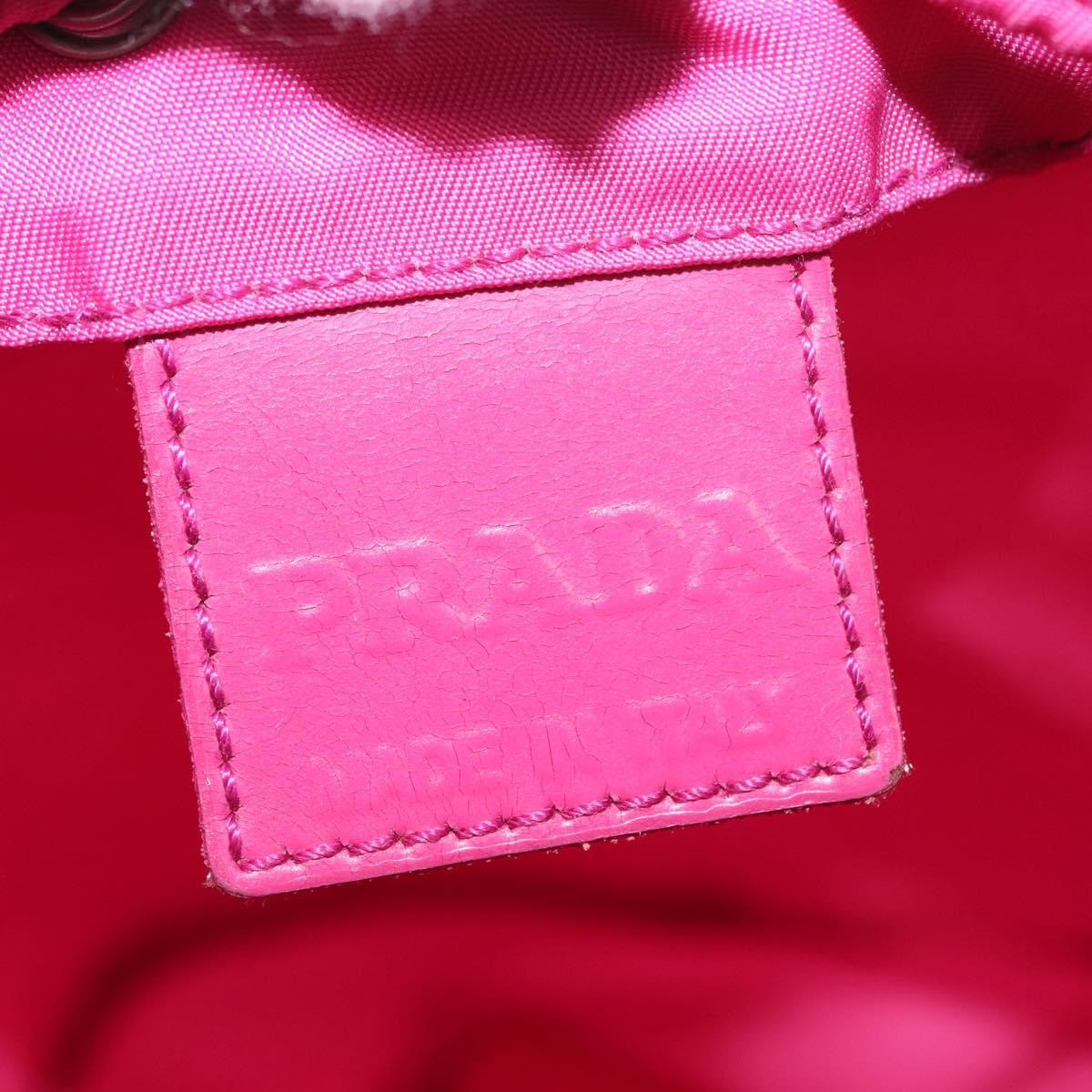 Prada Pochette Nylon Pink Nylon Clutche & Pouche Bag