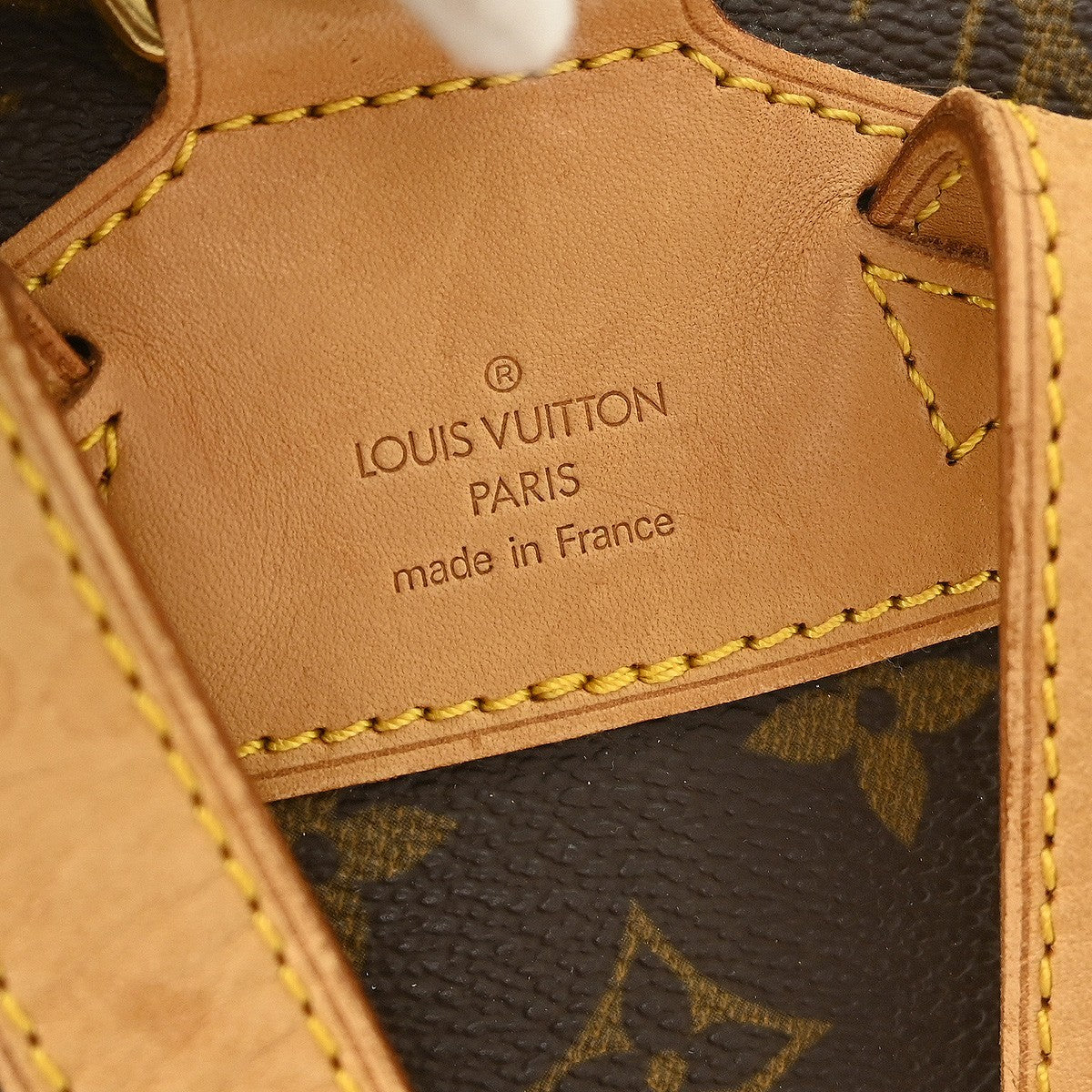 Louis Vuitton Vintage Montsouris Backpack Monogram Canvas Brown Canvas Backpack Bag