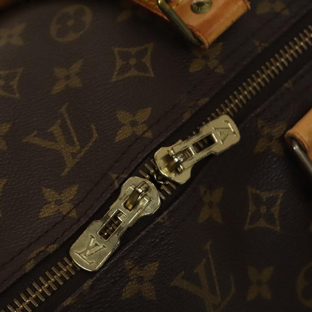 Louis Vuitton Keepall Bag Monogram Canvas Brown Canvas Travel Bag