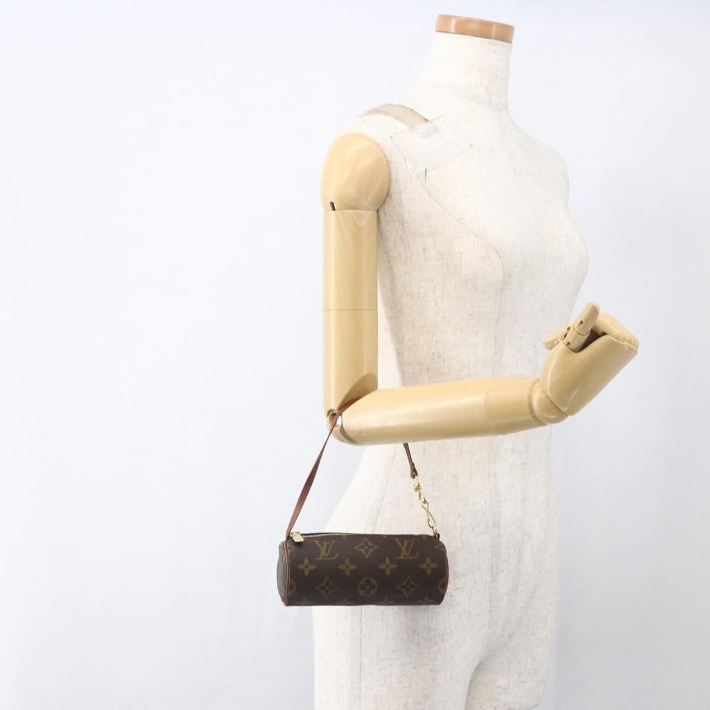 Louis Vuitton Papillon Pochette Monogram Canvas Brown Canvas Clutche & Pouche Bag