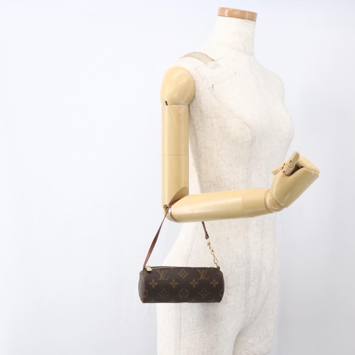 Louis Vuitton Papillon Pochette Monogram Canvas Brown Canvas Clutche & Pouche Bag