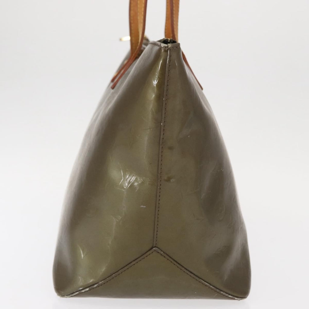 Louis Vuitton Bellevue Handbag Monogram Vernis Brown Patent_Leather Tote Bag