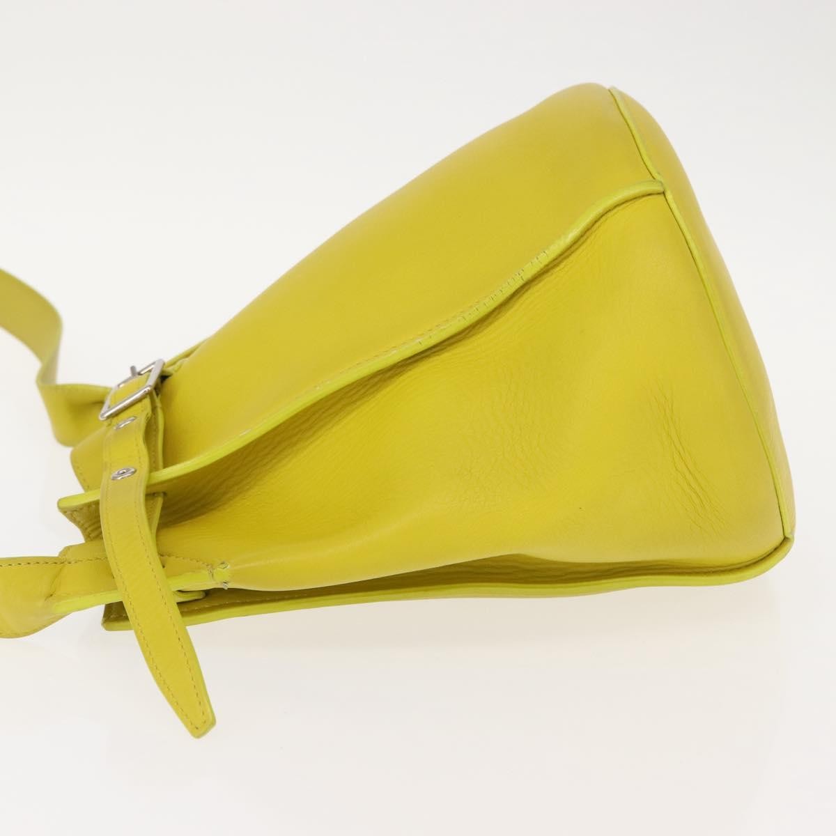 Celine Long Strap Big Bag Bucket Leather Yellow Leather Shoulder Bag Bag