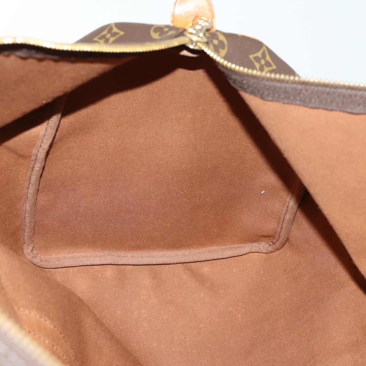 Louis Vuitton Keepall Bag Monogram Canvas Brown Canvas Travel Bag