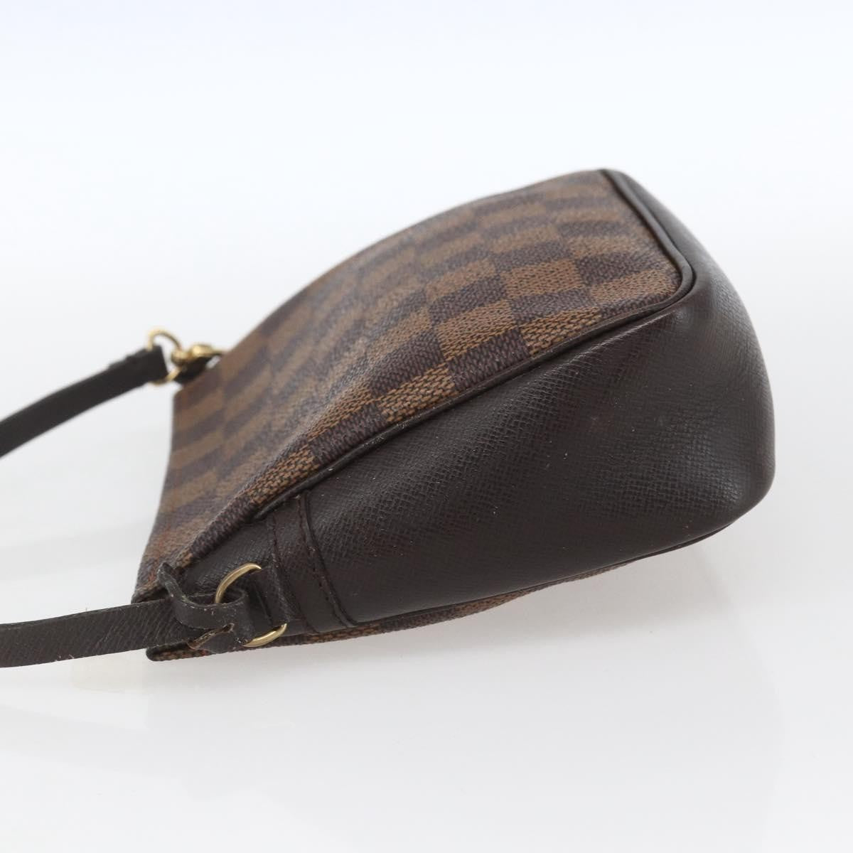 Louis Vuitton Trousse Make Up Bag Damier Brown Canvas Clutche & Pouche Bag