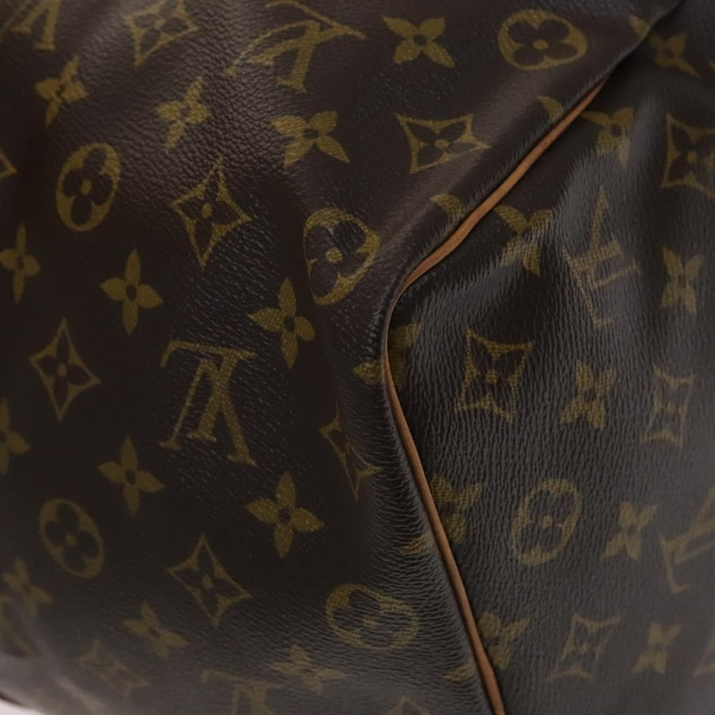 Louis Vuitton Keepall Bag Monogram Canvas Brown Canvas Bag