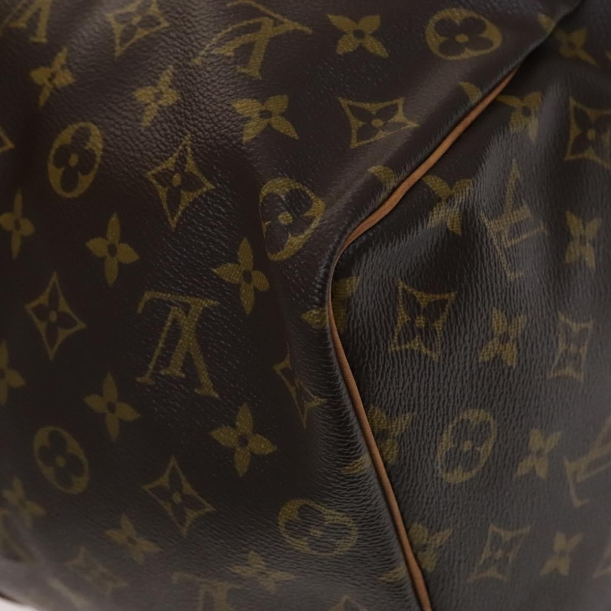 Louis Vuitton Keepall Bag Monogram Canvas Brown Canvas Bag