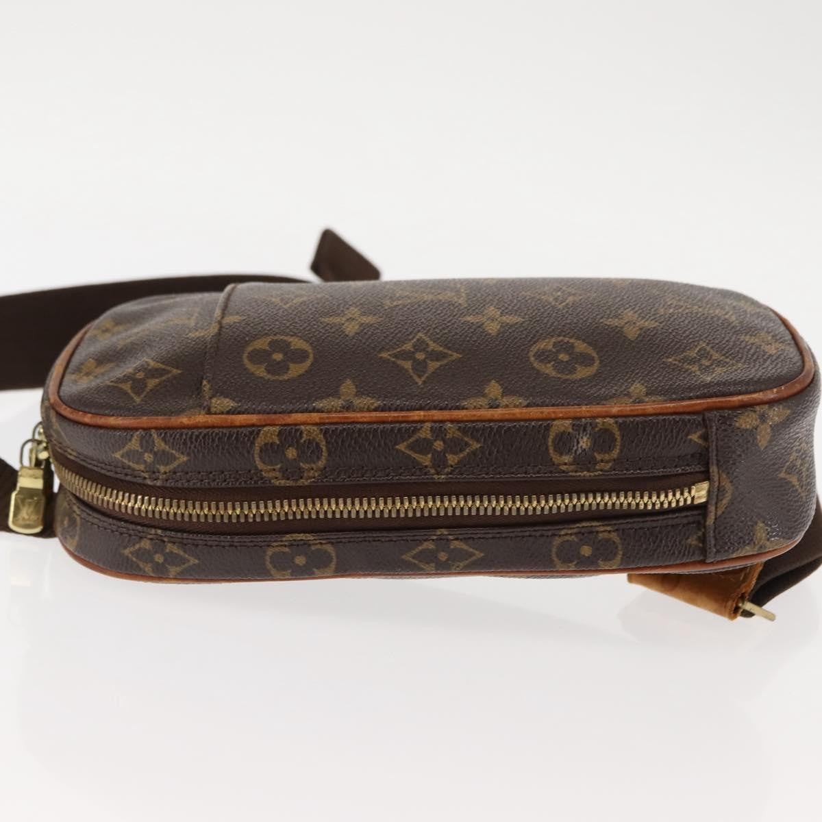 Louis Vuitton Pochette Gange Monogram Canvas Brown Canvas Clutche & Pouche Bag
