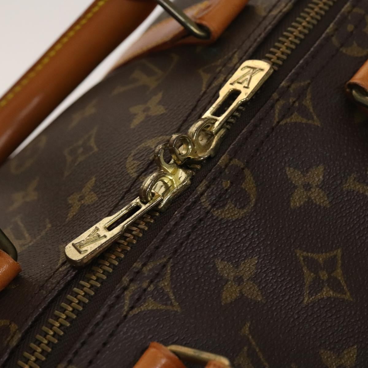 Louis Vuitton Keepall Bag Monogram Canvas Brown Canvas Travel Bag