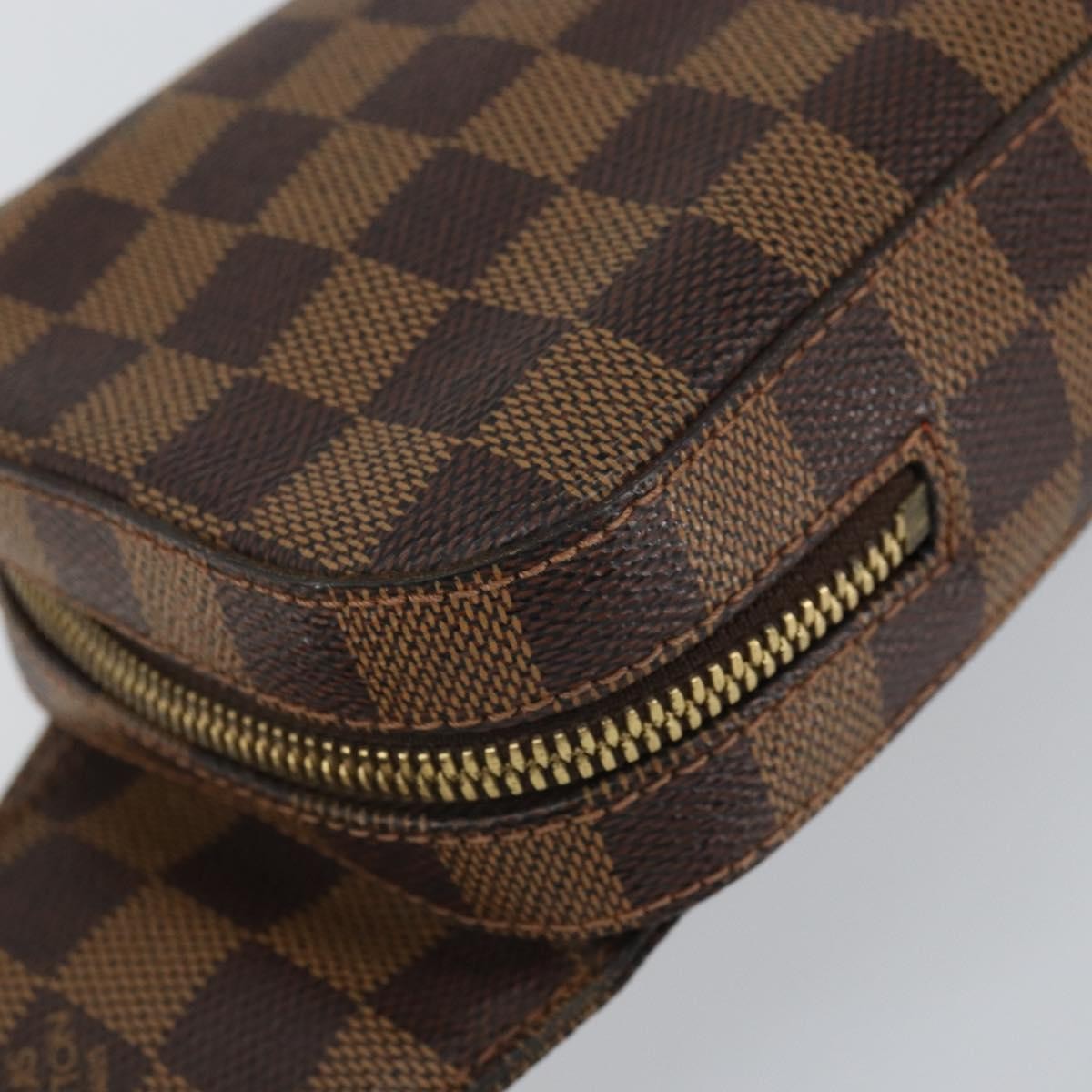 Louis Vuitton Geronimos Waist Bag Damier Brown Canvas Shoulder Bag